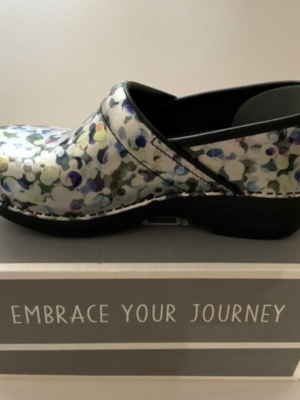DANSKO XP 2.0 MULTI DOT PATENT LEATHER CLOGS - Picture 6 of 15